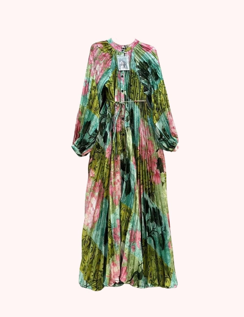 robe de chambre style kimono vert