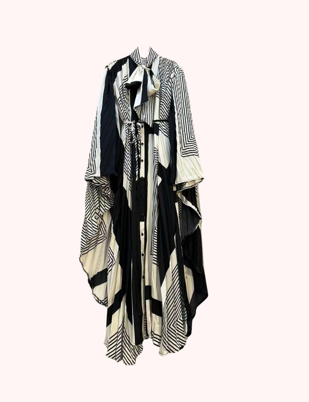 robe imprimée verte manches kimono