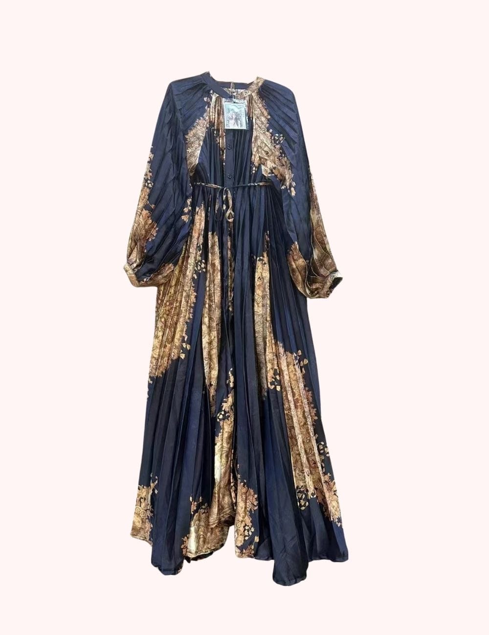 robe kimono longue noire