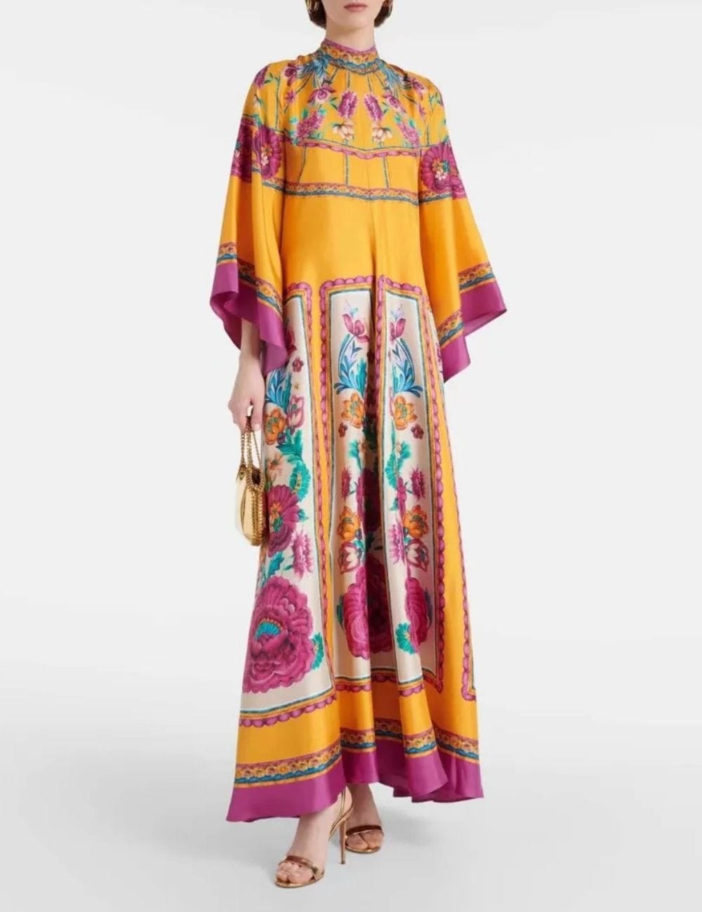 robe longue manche kimono