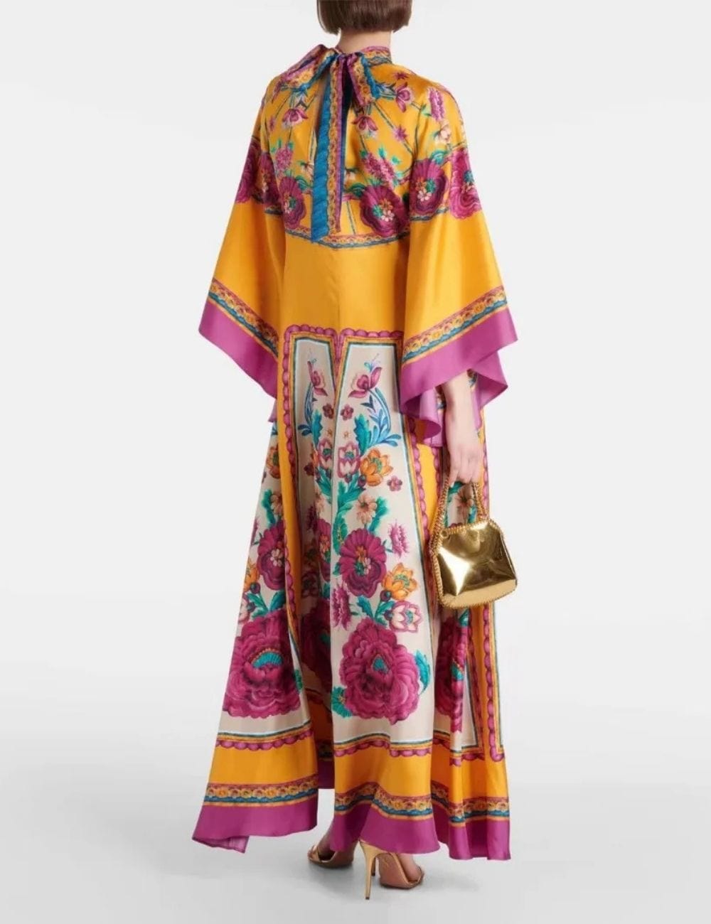 robe longue manche kimono