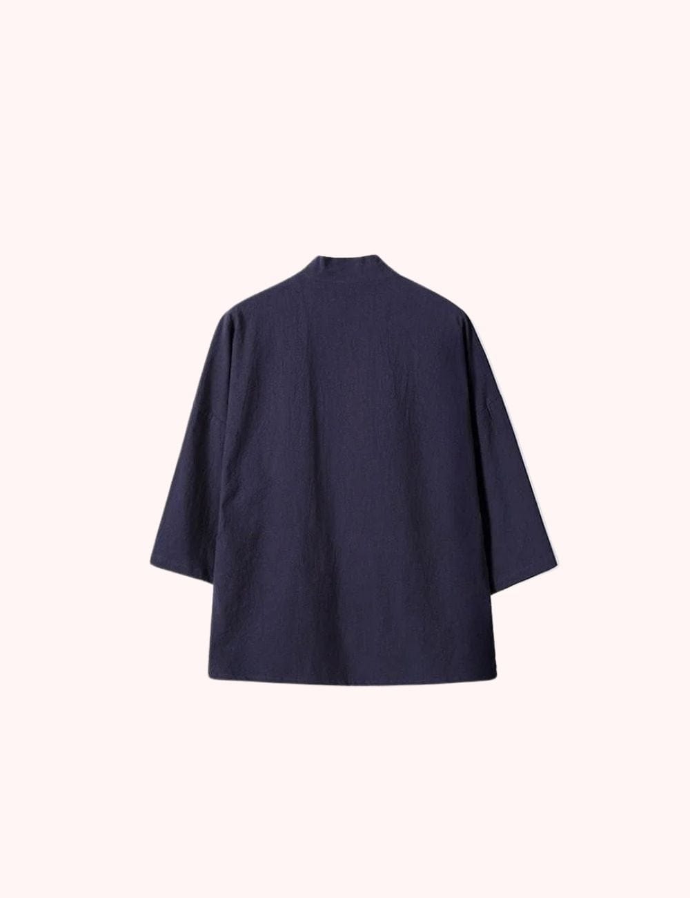 veste kimono bleu marine