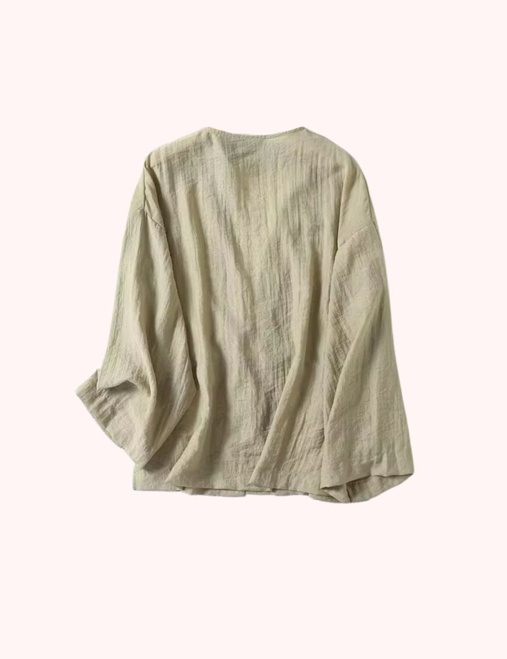 veste kimono courte verte