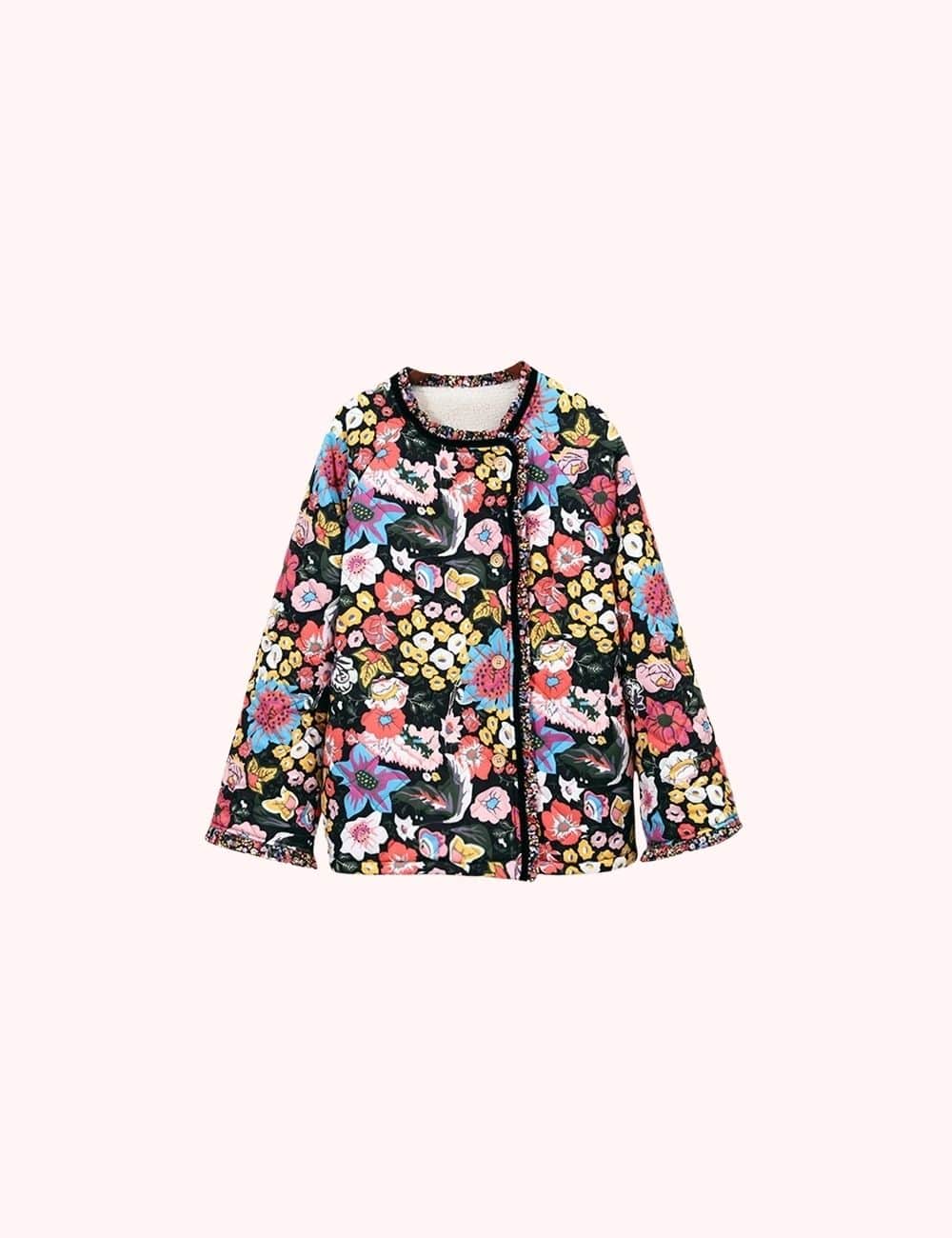 veste kimono d'intérieur matelassée