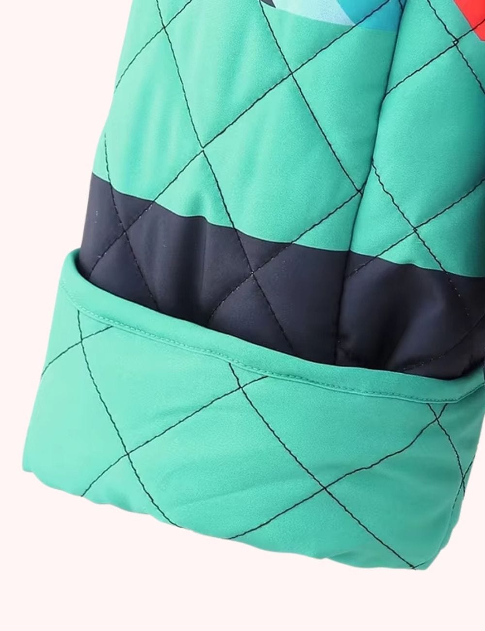 veste kimono ethnique matelassée