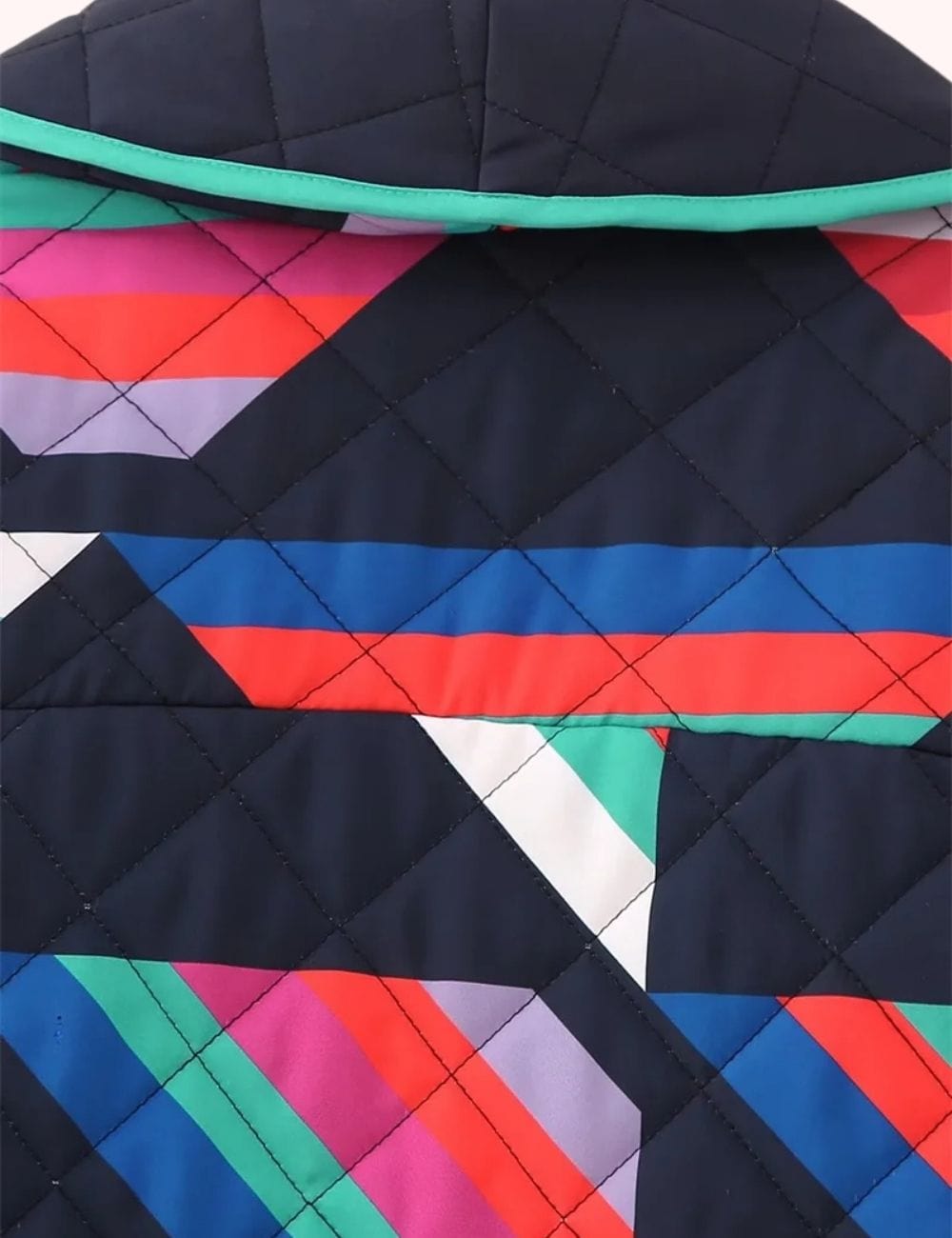 veste kimono ethnique matelassée