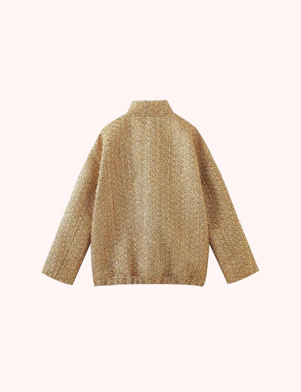 veste kimono femme or