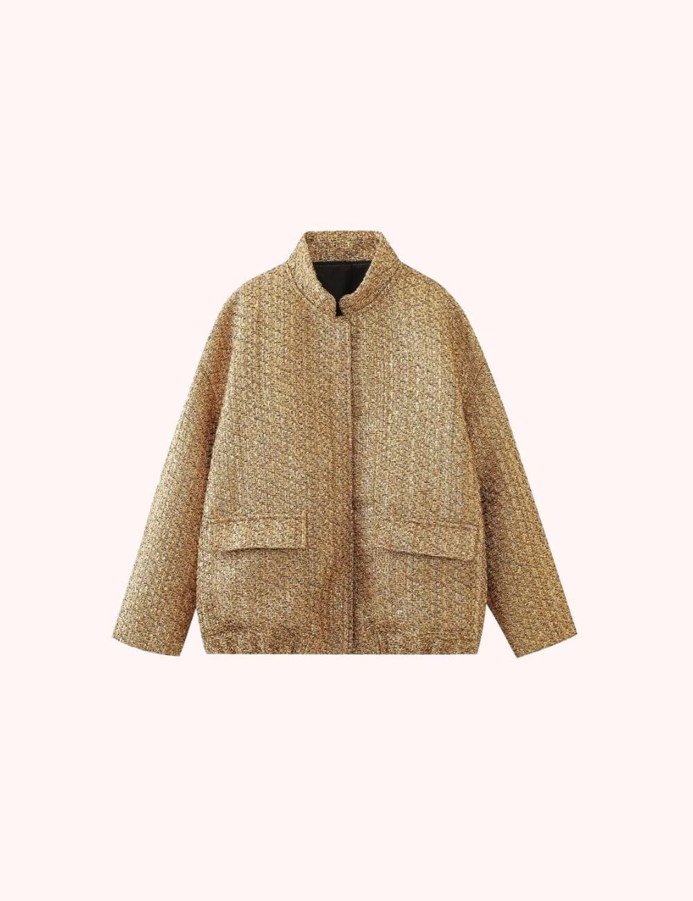 veste kimono femme or