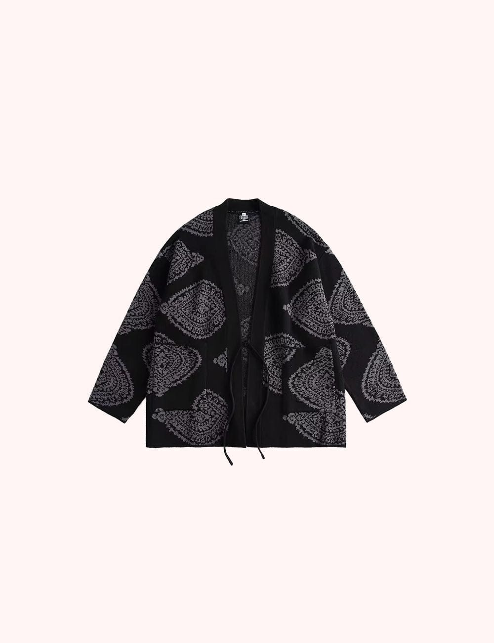 veste kimono noire femme​