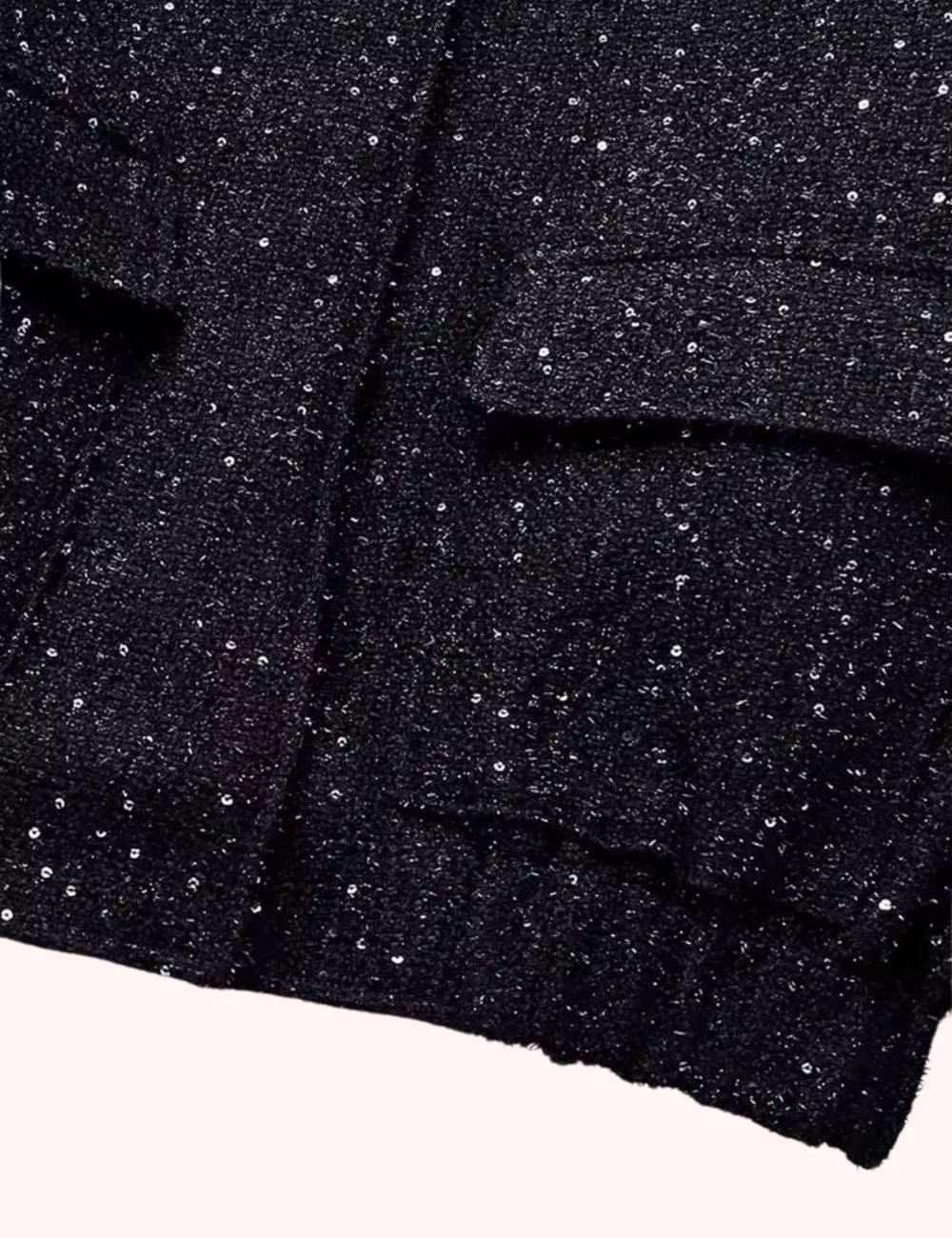 veste kimono paillettes