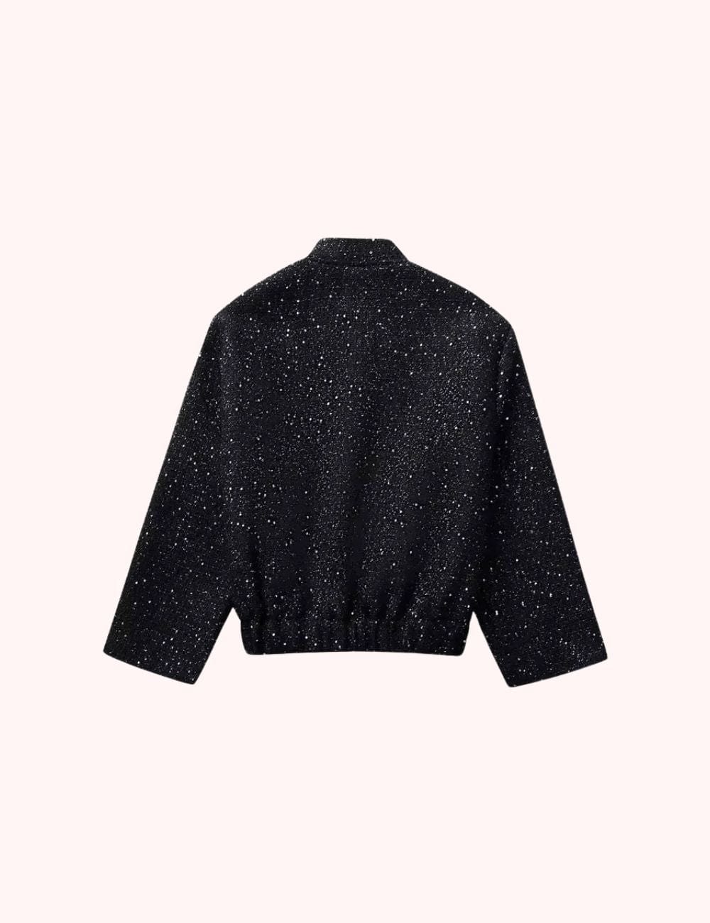veste kimono paillettes
