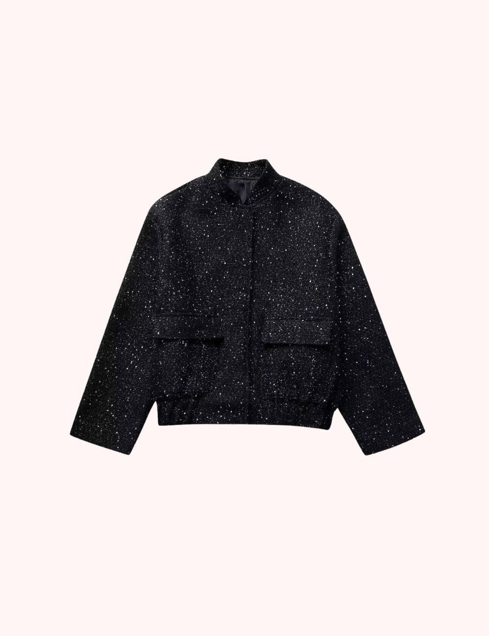 veste kimono paillettes