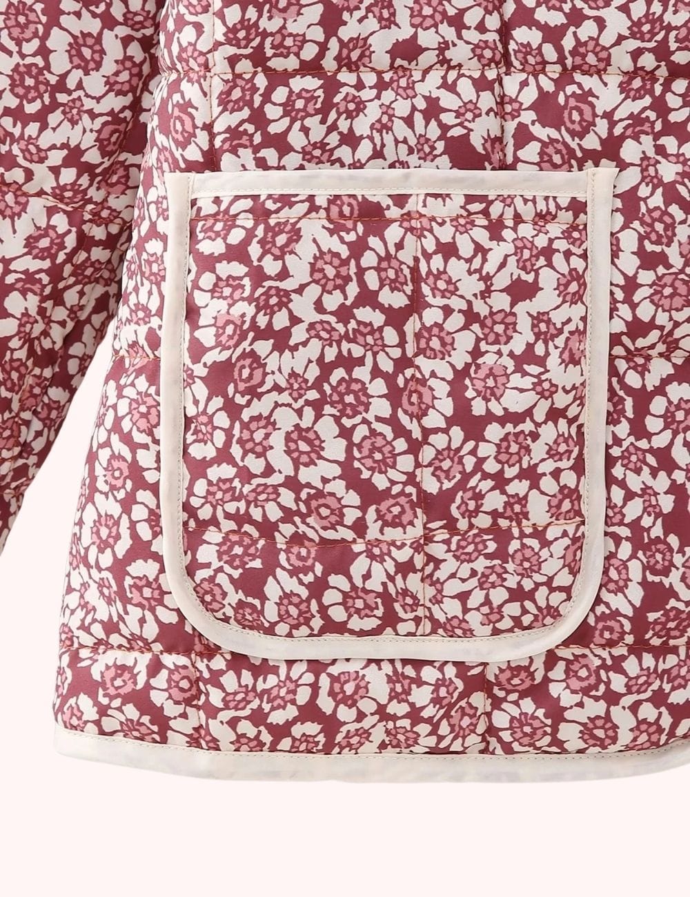 veste kimono rose