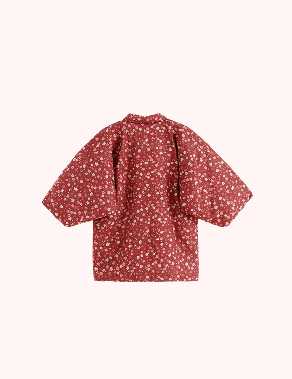 veste kimono traditionnelle rouge